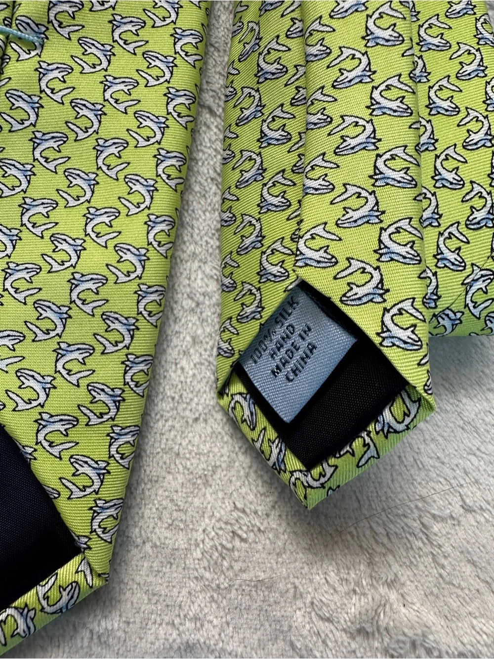 Sero Shark Green Men's Tie